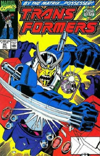 Cover for The Transformers (Marvel, 1984 series) #66 [Direct]