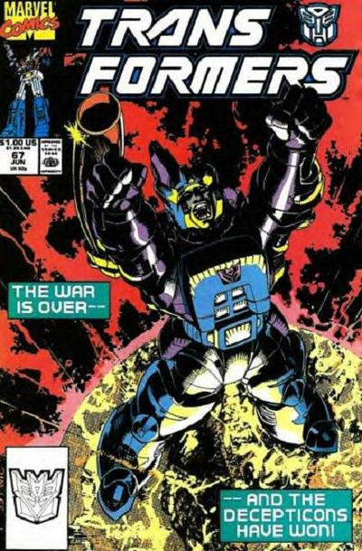 Cover for The Transformers (Marvel, 1984 series) #67 [Direct]