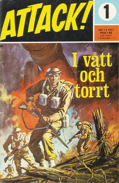 Cover for Attack (Semic, 1967 series) #1/1971