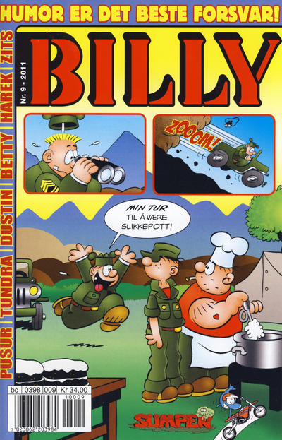 Cover for Billy (Hjemmet / Egmont, 1998 series) #9/2011
