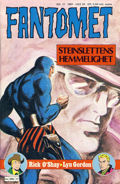 Cover for Fantomet (Semic, 1976 series) #17/1981