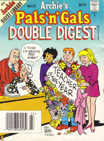 Cover for Archie's Pals 'n' Gals Double Digest Magazine (Archie, 1992 series) #23 [Newsstand]