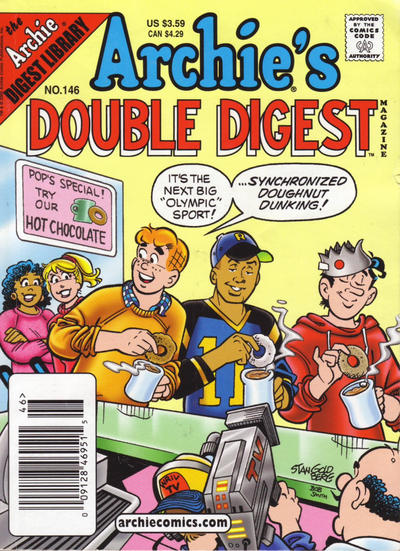 Cover for Archie's Double Digest Magazine (Archie, 1984 series) #146 [Newsstand]