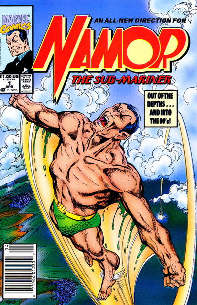 Cover for Namor, the Sub-Mariner (Marvel, 1990 series) #1 [Newsstand]