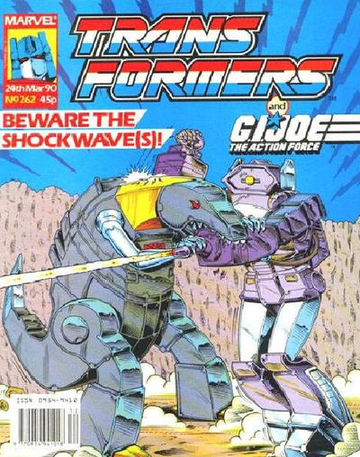 Cover for The Transformers (Marvel UK, 1984 series) #262