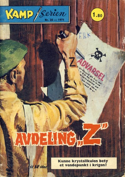 Cover for Kamp-serien (Serieforlaget / Se-Bladene / Stabenfeldt, 1964 series) #20/1971