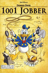 Cover Thumbnail for Donald Duck Tema pocket; Walt Disney's Tema pocket (Hjemmet / Egmont, 1997 series) #[21] - Donald Duck 1001 jobber