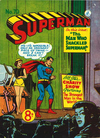 Cover for Superman (K. G. Murray, 1947 series) #70