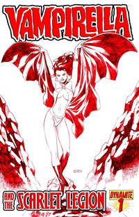 Cover Thumbnail for Vampirella and the Scarlet Legion (Dynamite Entertainment, 2011 series) #1 [J. Scott Campbell (50%)]