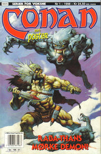 Cover Thumbnail for Conan (Bladkompaniet / Schibsted, 1990 series) #1/1998