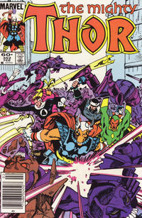 Cover for Thor (Marvel, 1966 series) #352 [Newsstand]