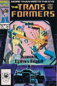 Cover Thumbnail for The Transformers (Marvel, 1984 series) #24 [Direct]