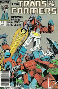 Cover Thumbnail for The Transformers (Marvel, 1984 series) #12 [Newsstand]