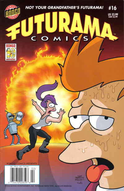 Cover for Bongo Comics Presents Futurama Comics (Bongo, 2000 series) #16 [Newsstand]