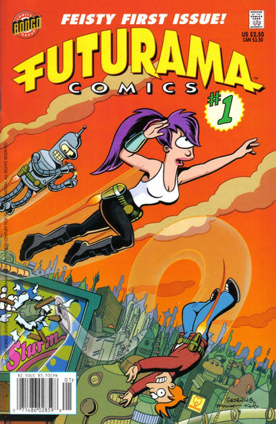 Cover for Bongo Comics Presents Futurama Comics (Bongo, 2000 series) #1 [Newsstand]