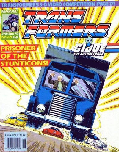 Cover for The Transformers (Marvel UK, 1984 series) #289