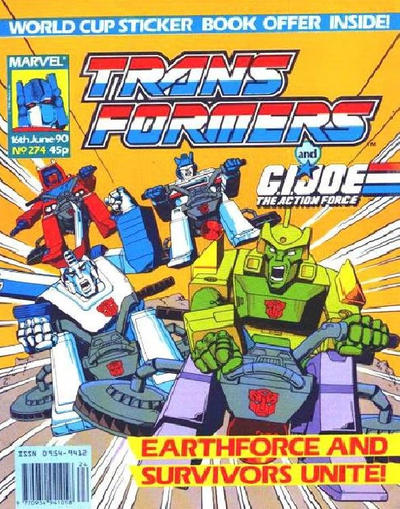 Cover for The Transformers (Marvel UK, 1984 series) #274