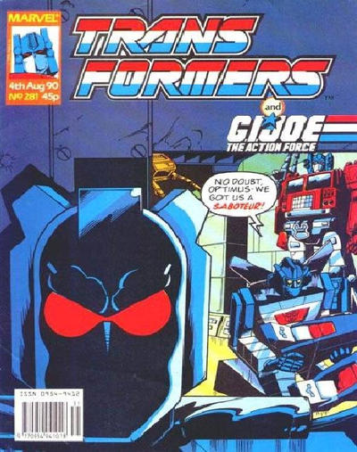 Cover for The Transformers (Marvel UK, 1984 series) #281