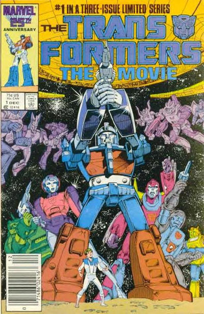 Cover for Transformers: The Movie (Marvel, 1986 series) #1 [Newsstand]