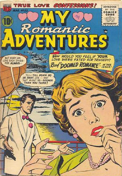 Cover for Romantic Adventures (American Comics Group, 1949 series) #53