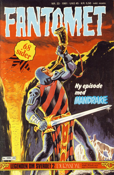 Cover for Fantomet (Semic, 1976 series) #23/1981