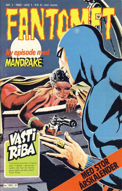 Cover for Fantomet (Semic, 1976 series) #1/1982