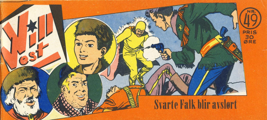 Cover for Vill Vest (Serieforlaget / Se-Bladene / Stabenfeldt, 1953 series) #49/1954