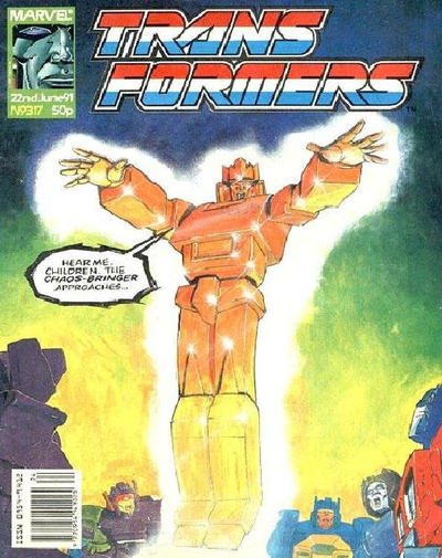Cover for The Transformers (Marvel UK, 1984 series) #317