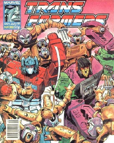 Cover for The Transformers (Marvel UK, 1984 series) #318