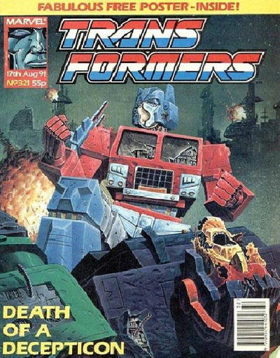 Cover for The Transformers (Marvel UK, 1984 series) #321