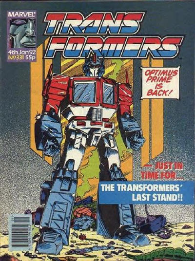 Cover for The Transformers (Marvel UK, 1984 series) #331
