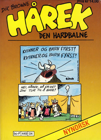 Cover for Hårek den hardbalne pocket (Allers Forlag, 1985 series) #103