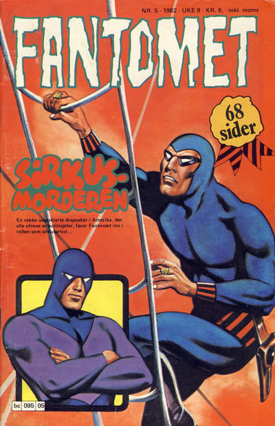 Cover for Fantomet (Semic, 1976 series) #5/1982
