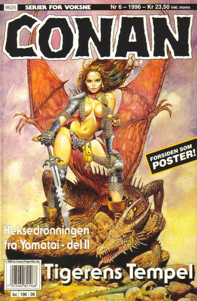 Cover for Conan (Bladkompaniet / Schibsted, 1990 series) #6/1996