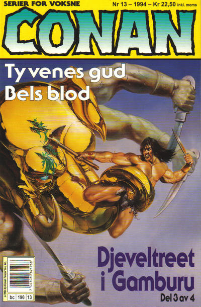 Cover for Conan (Bladkompaniet / Schibsted, 1990 series) #13/1994