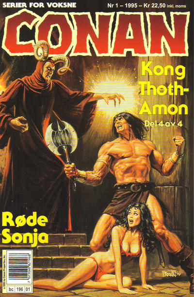 Cover for Conan (Bladkompaniet / Schibsted, 1990 series) #1/1995