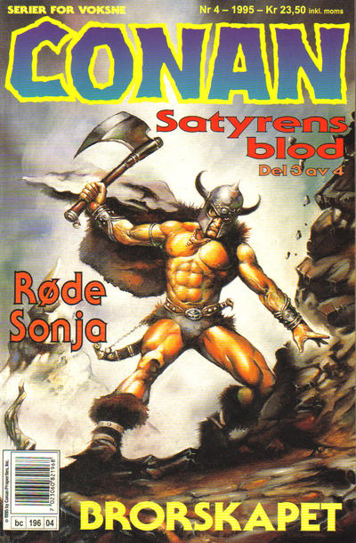 Cover for Conan (Bladkompaniet / Schibsted, 1990 series) #4/1995