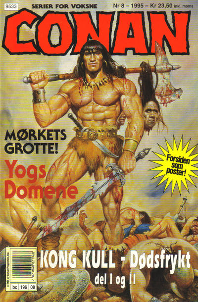 Cover for Conan (Bladkompaniet / Schibsted, 1990 series) #8/1995