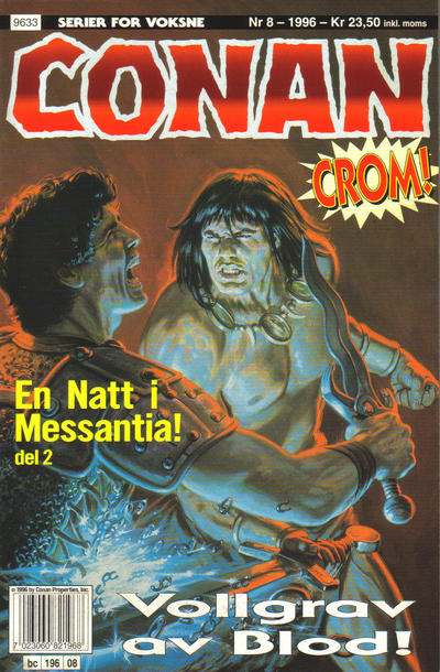 Cover for Conan (Bladkompaniet / Schibsted, 1990 series) #8/1996
