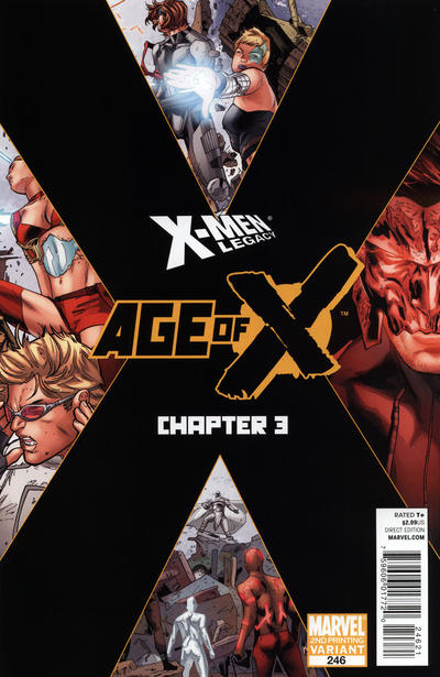 Cover for X-Men: Legacy (Marvel, 2008 series) #246 [Second Printing]