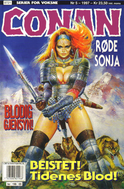 Cover for Conan (Bladkompaniet / Schibsted, 1990 series) #5/1997