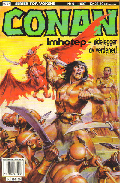 Cover for Conan (Bladkompaniet / Schibsted, 1990 series) #9/1997