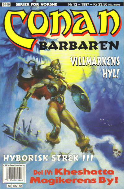 Cover for Conan (Bladkompaniet / Schibsted, 1990 series) #12/1997