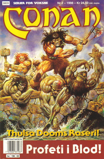 Cover for Conan (Bladkompaniet / Schibsted, 1990 series) #2/1998