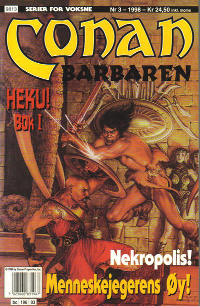Cover for Conan (Bladkompaniet / Schibsted, 1990 series) #3/1998