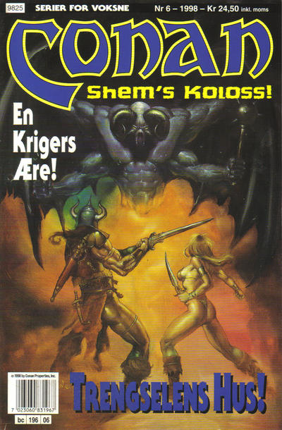Cover for Conan (Bladkompaniet / Schibsted, 1990 series) #6/1998