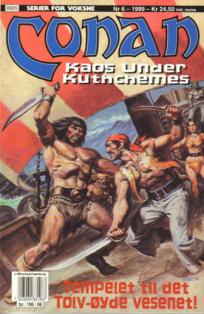 Cover for Conan (Bladkompaniet / Schibsted, 1990 series) #6/1999