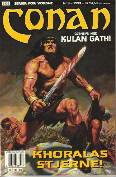 Cover for Conan (Bladkompaniet / Schibsted, 1990 series) #8/1999