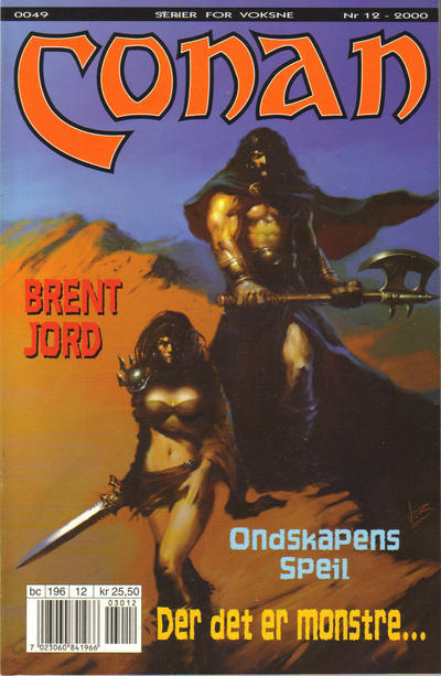 Cover for Conan (Bladkompaniet / Schibsted, 1990 series) #12/2000