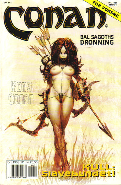 Cover for Conan (Bladkompaniet / Schibsted, 1990 series) #12/2001